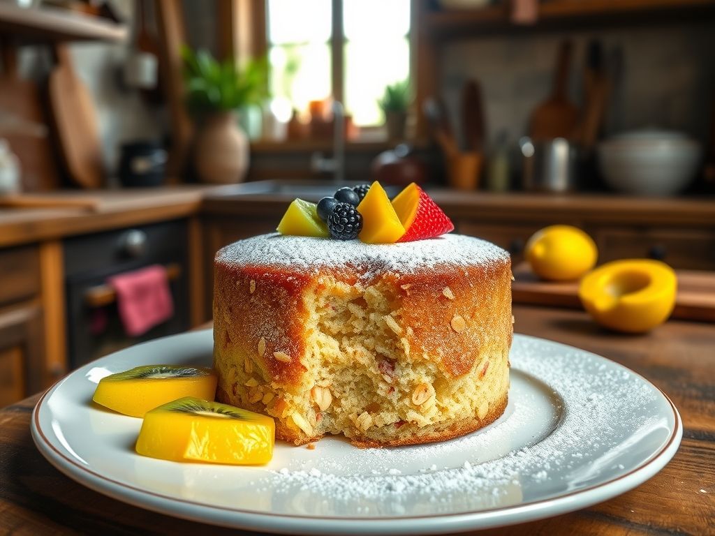 Bolo de Amêndoas Low Carb Delícia Tropical