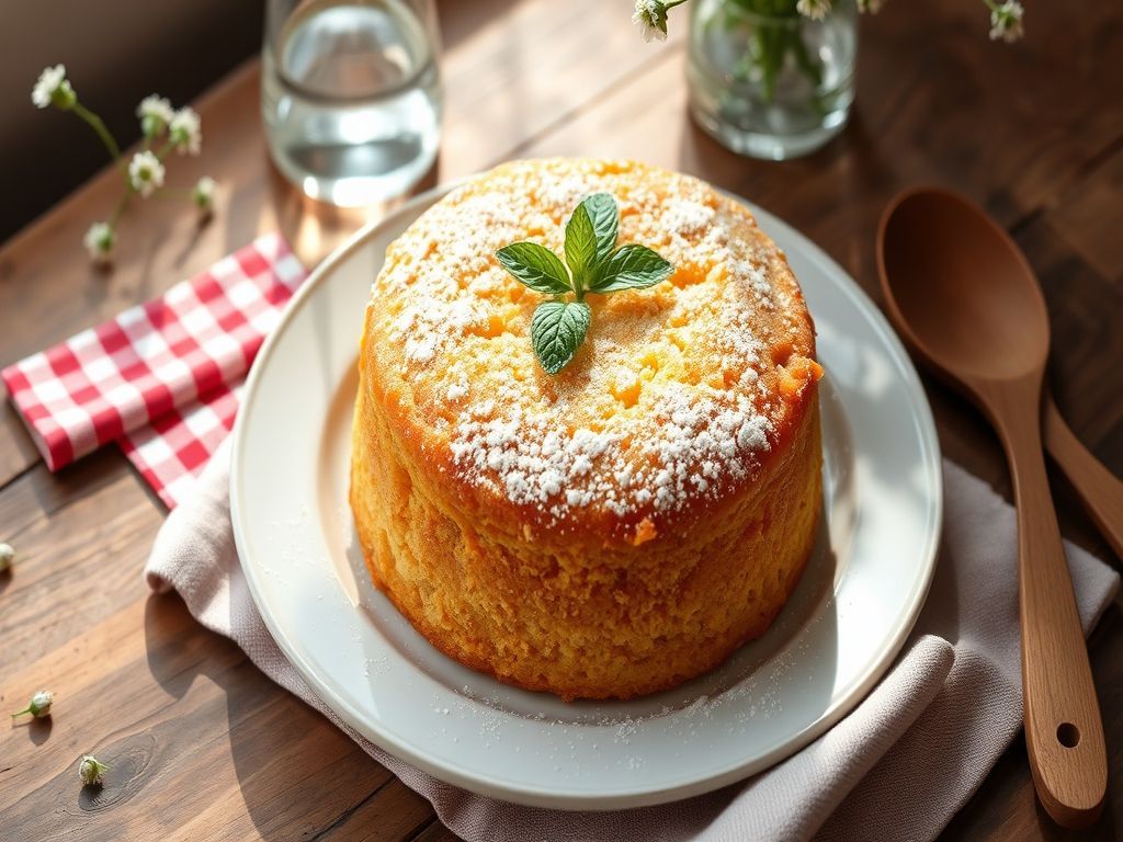 Bolo de Fubá Low Carb Delícia da Roça