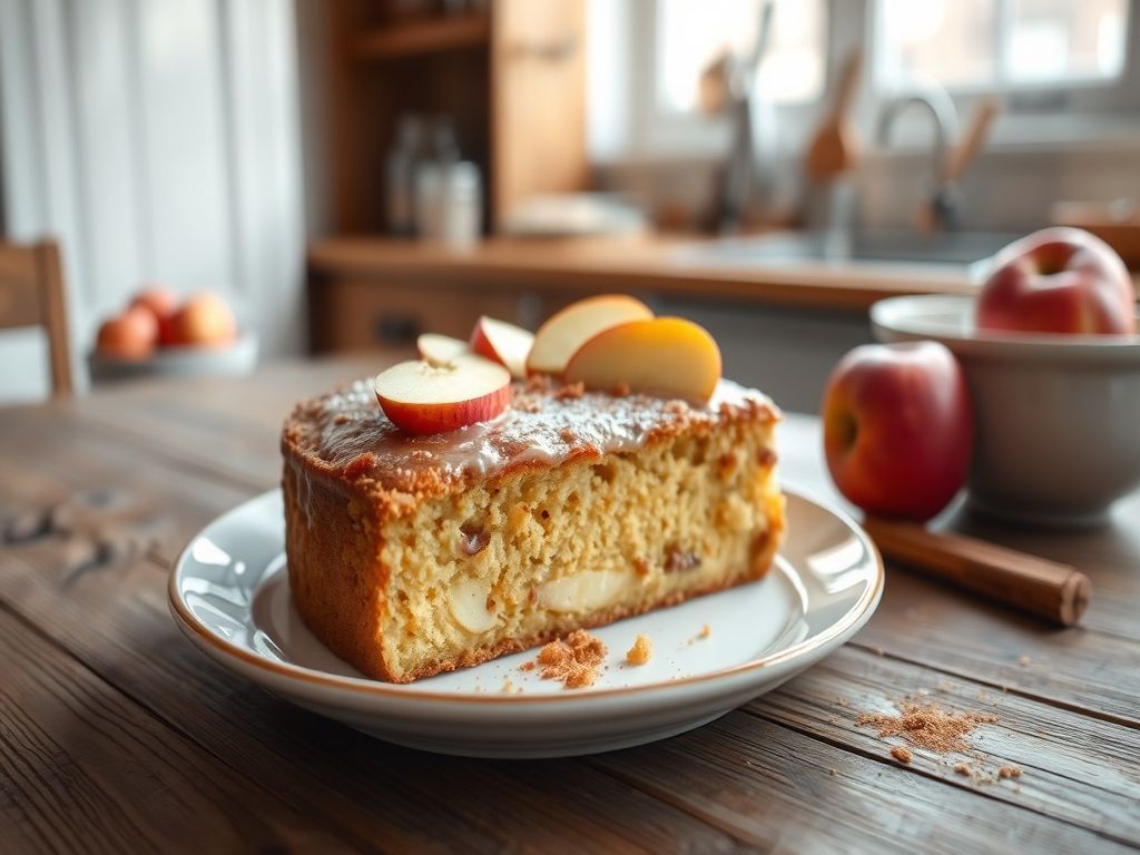 Bolo de Maçã Low Carb Delícia Tropical