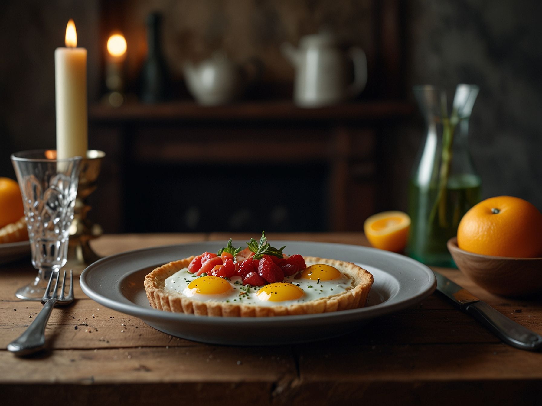 Café da Manhã Low Carb com Ovos e Abacate