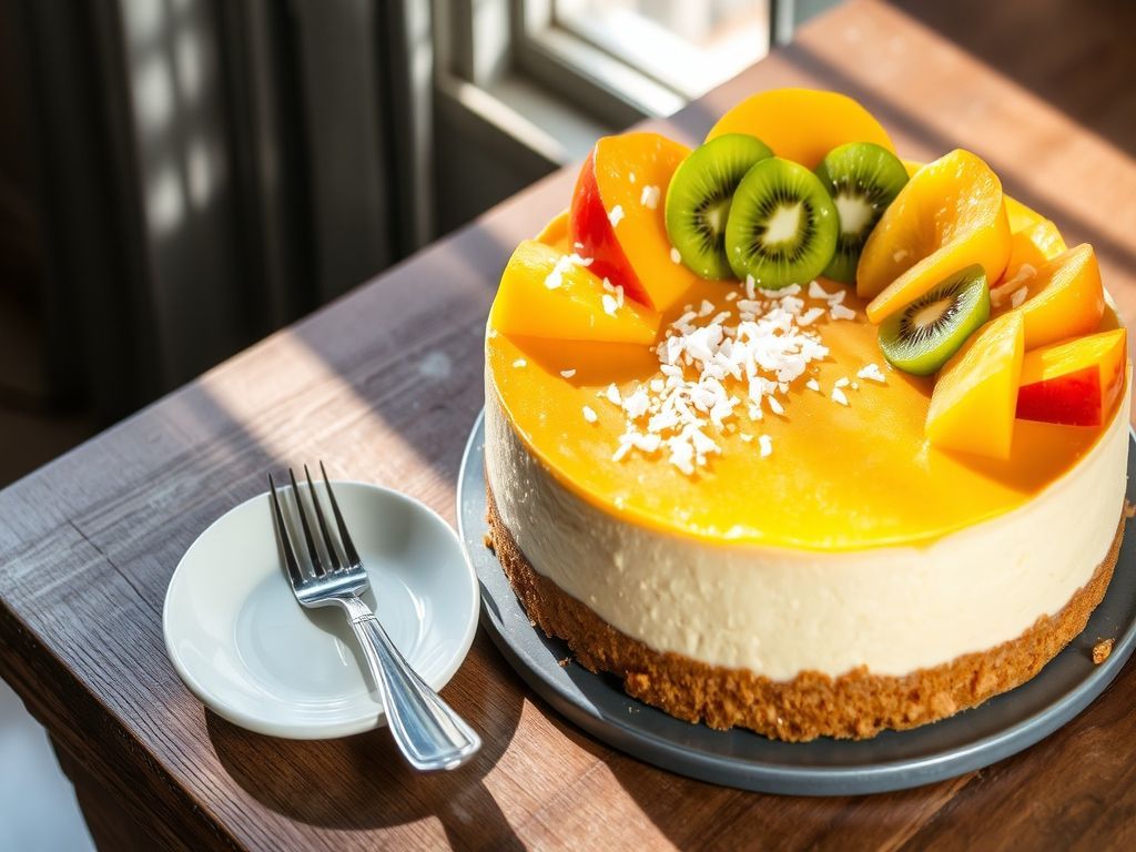 Cheesecake Low Carb Tropical