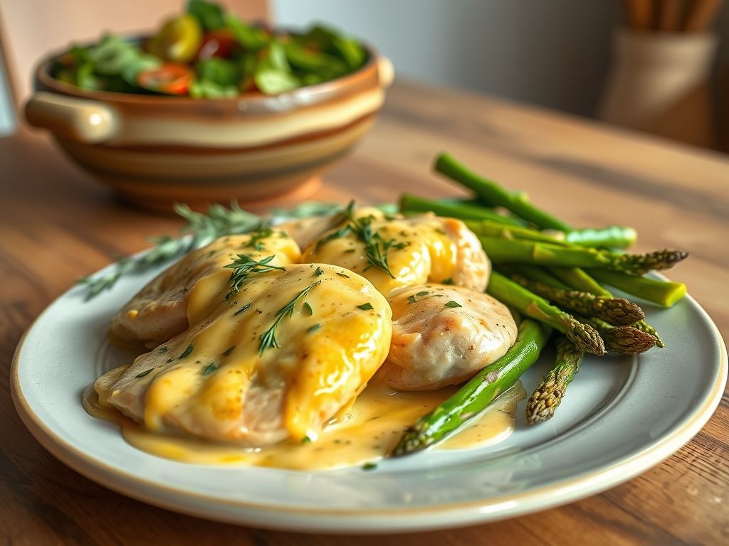 Frango ao molho de mostarda low carb