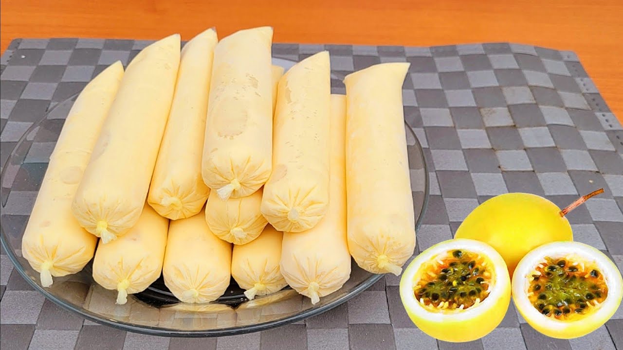 Geladinho de Maracujá: Refrescância Exótica