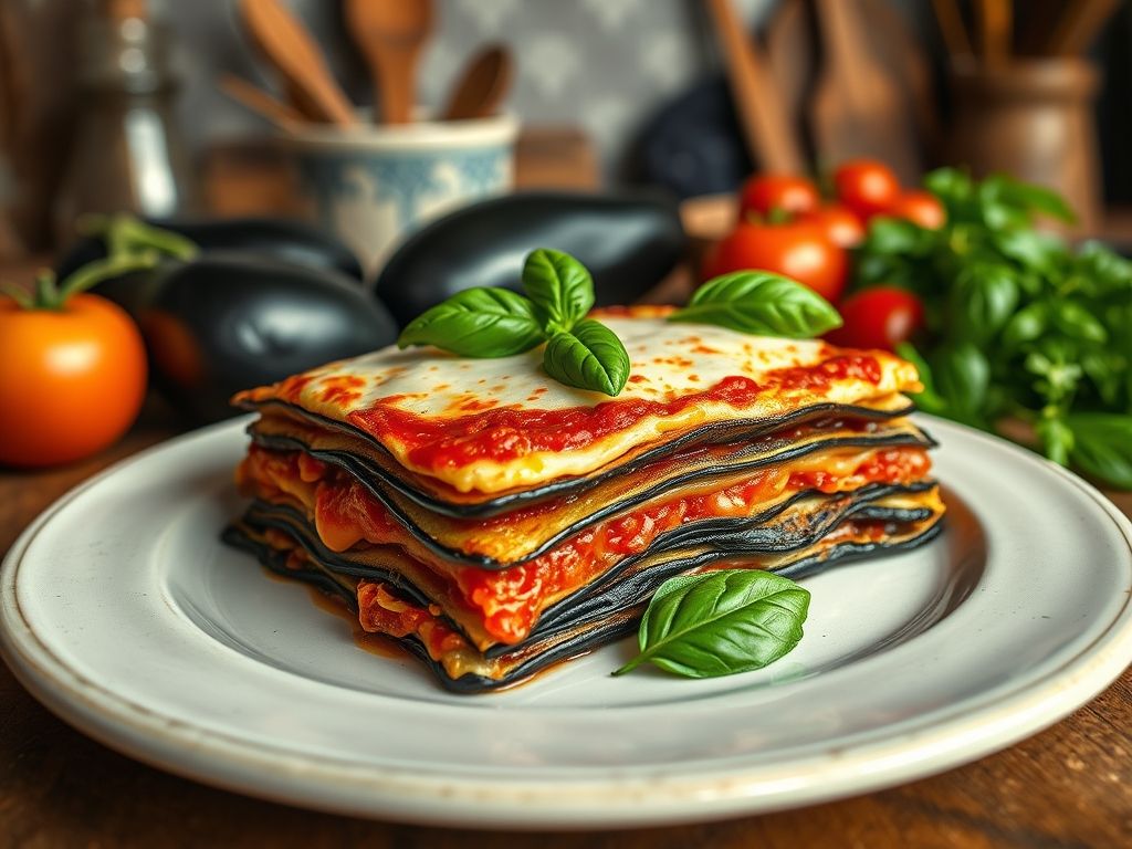 Lasanha de Berinjela Low Carb Deliciosa