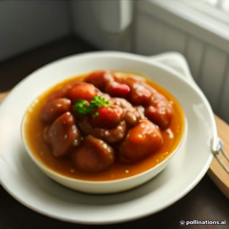 Prato fundo com polenta amarela cremosa coberta por ossobuco desmanchando e molho de tomate encorpado com ervas frescas.