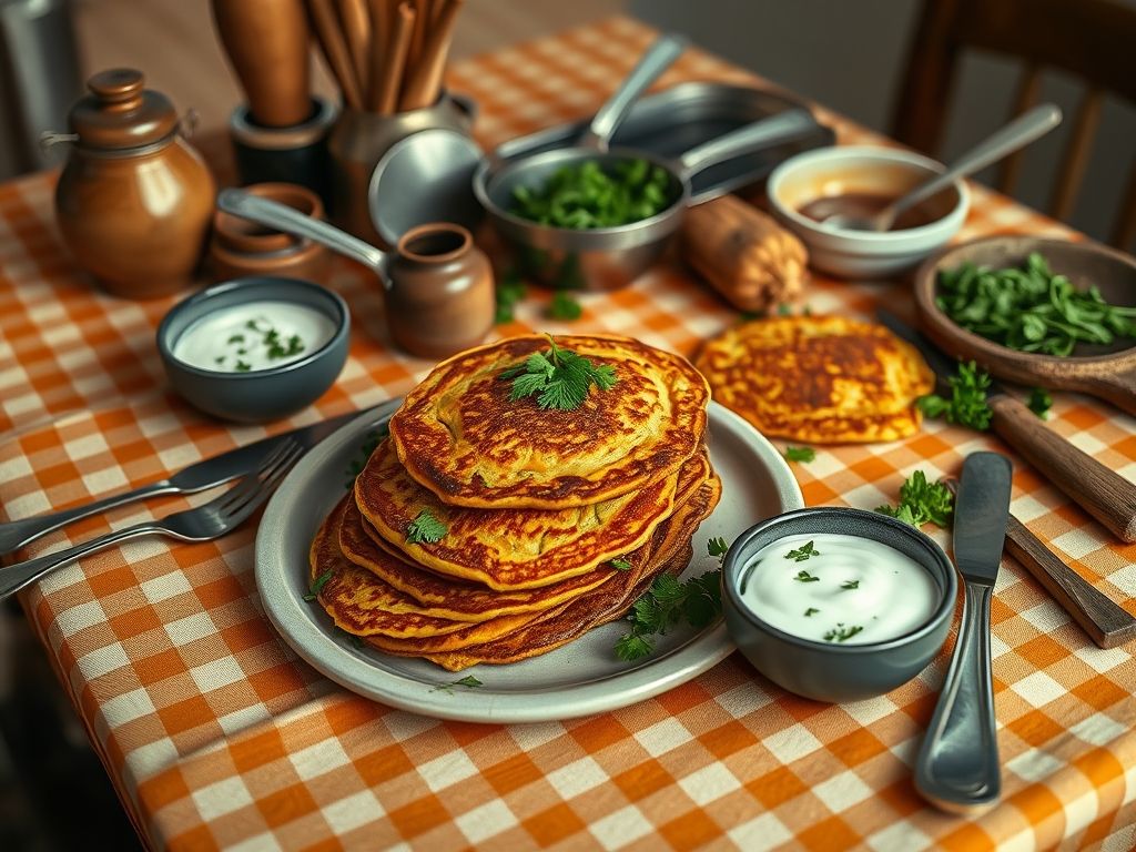 Panqueca de Batata-Doce à Moda Brasileira