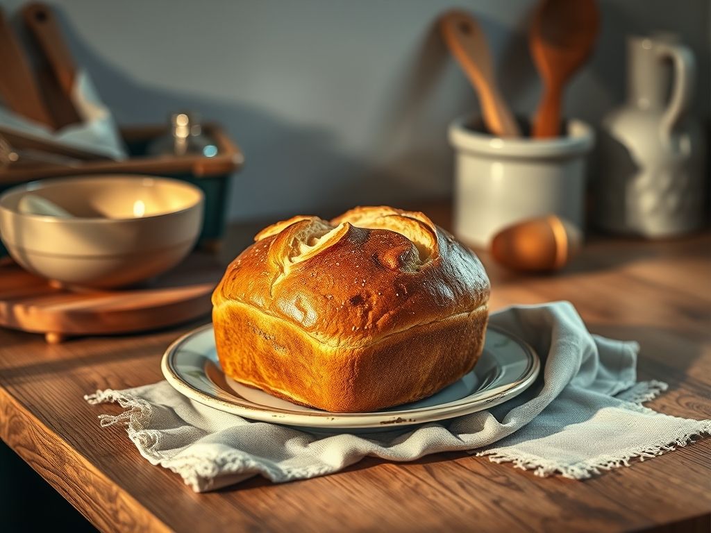 Pão de 4 Ingredientes da Terra