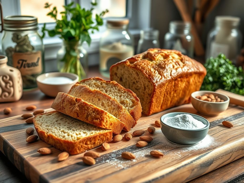 Pão de Amêndoas Low Carb Delícia