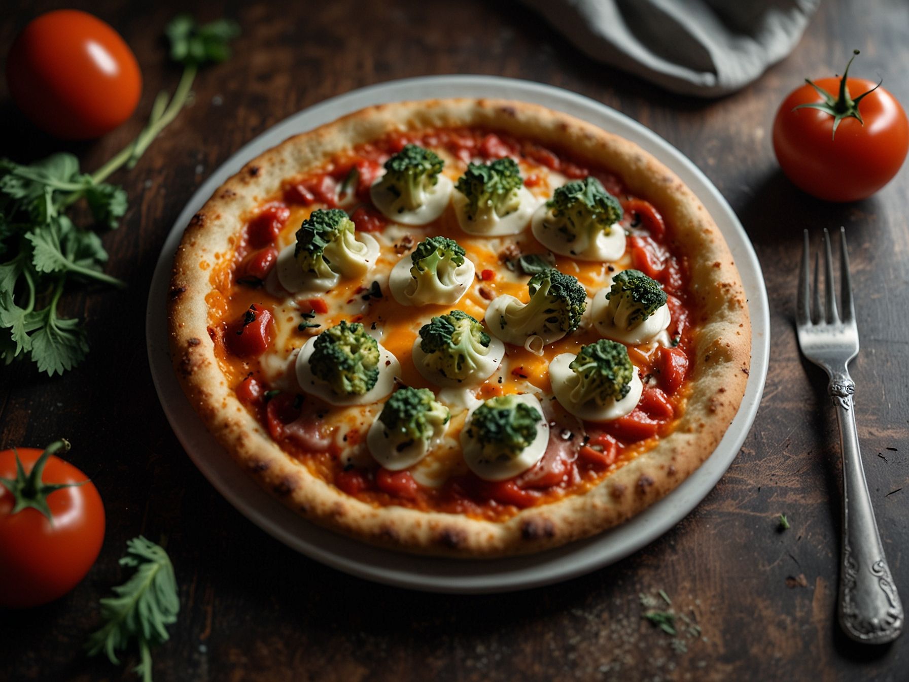 Pizza Low Carb de Couve-Flor: Sabor e Saúde