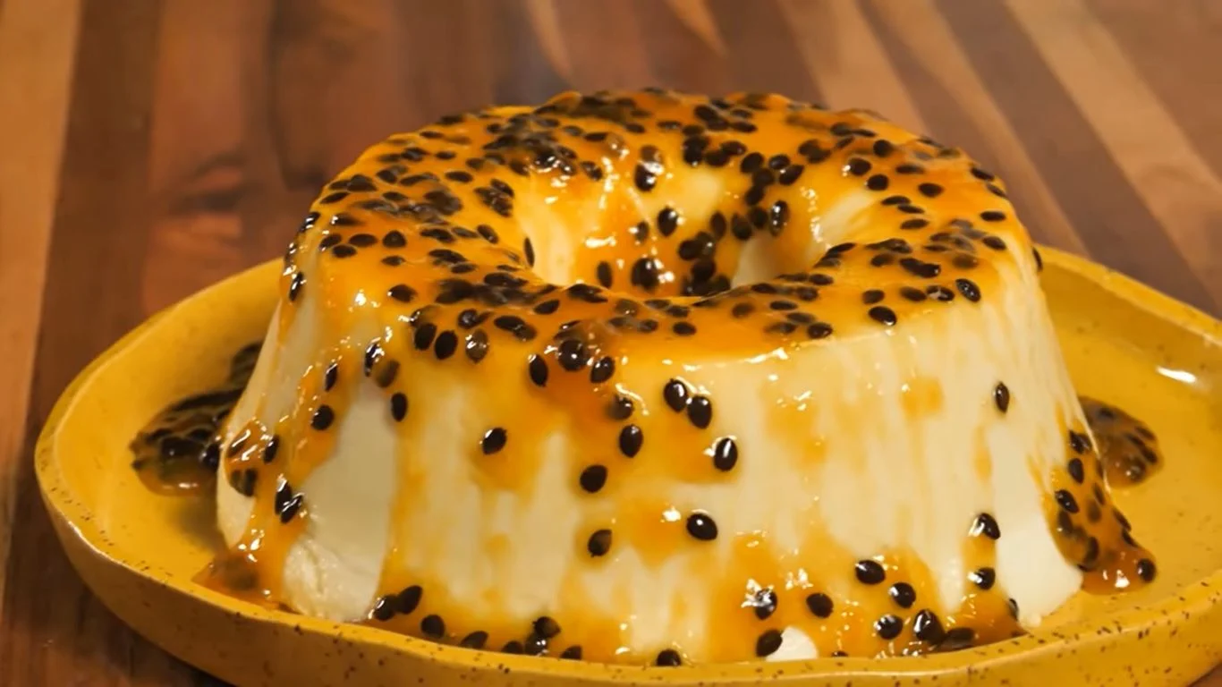 Pudim de Maracujá com Receita de Sorvete de Limão