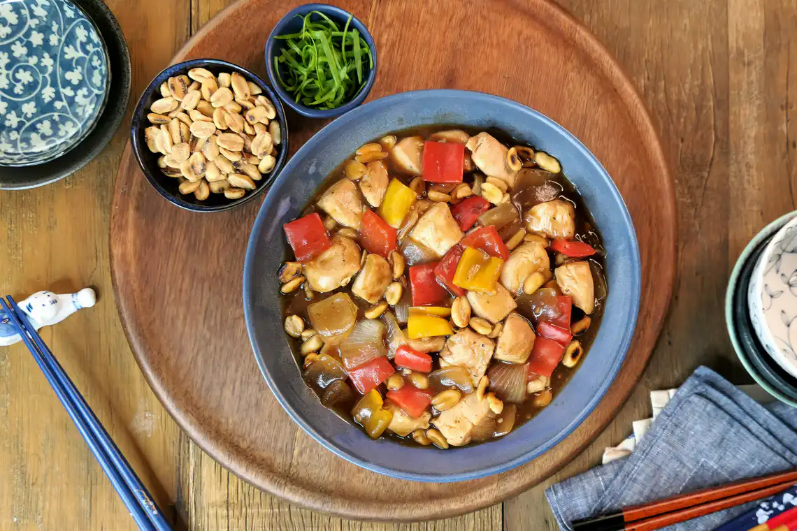 Receita de Frango Xadrez beem fácil