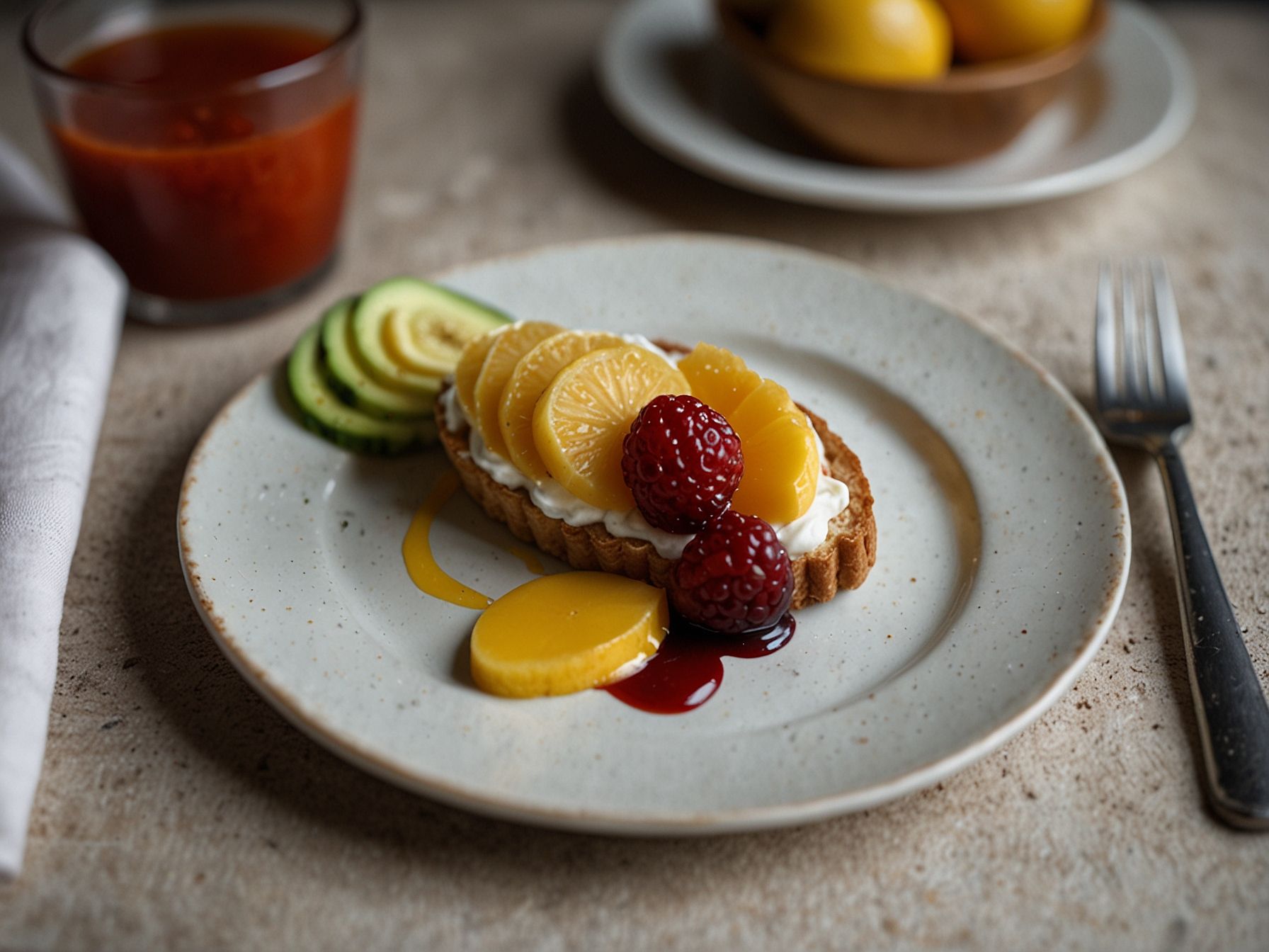 Receita de Parfait de Manga com Camadas de Iogurte e Frutas