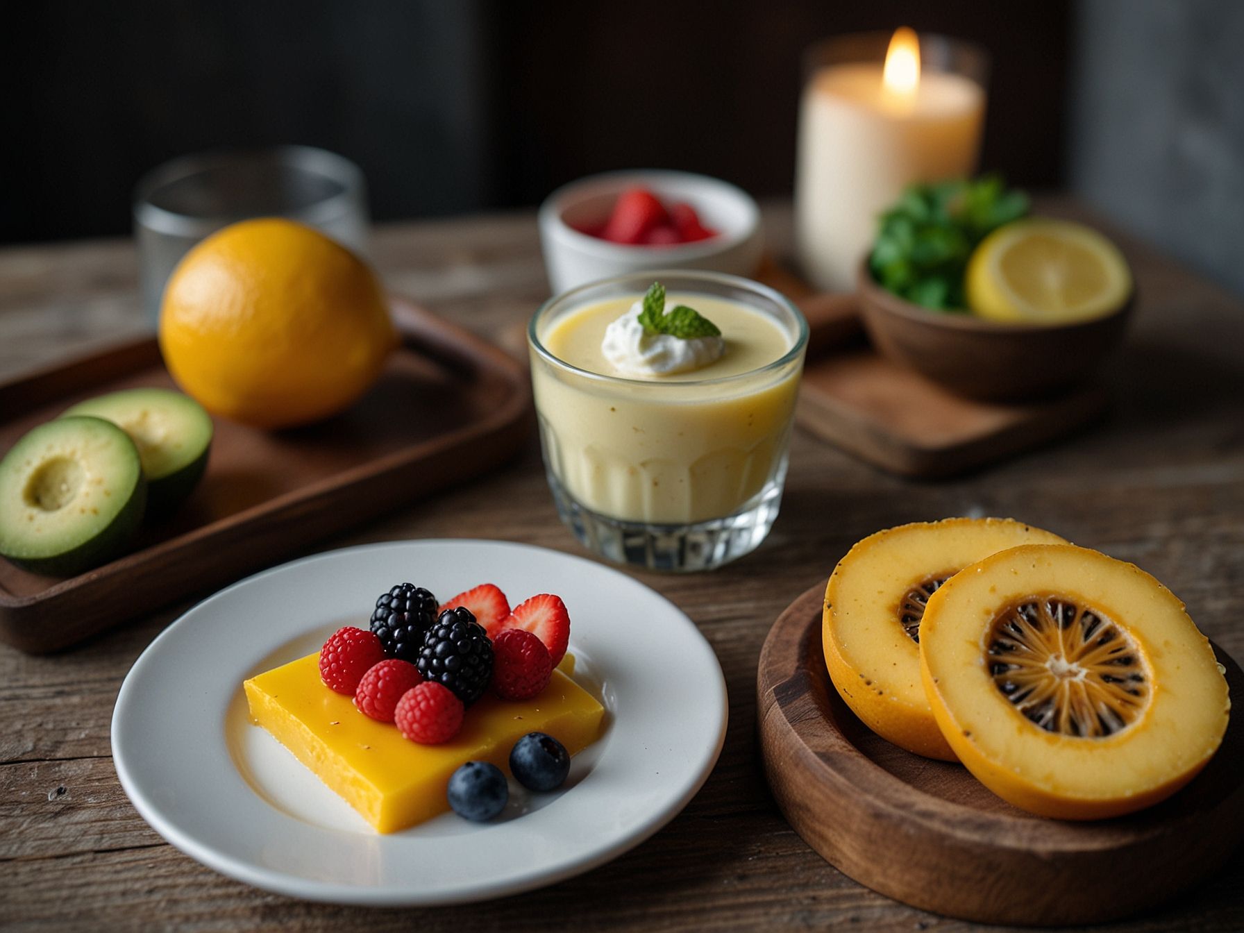 Receita de Tapioca de Limão com Recheio de Frutas Frescas