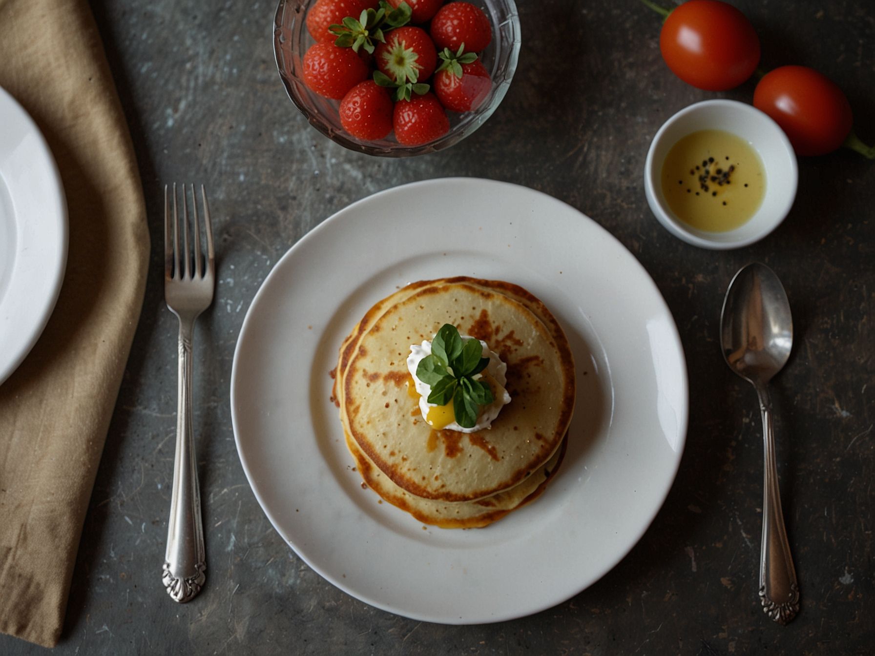 Receitas de almoço low carb: Panqueca integral recheada