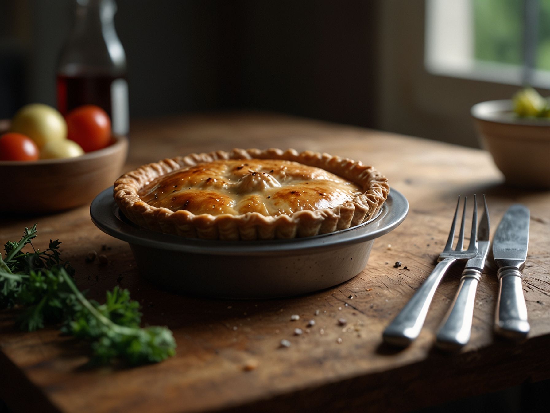 Receitas de almoço low carb: Torta de frango com espinafre