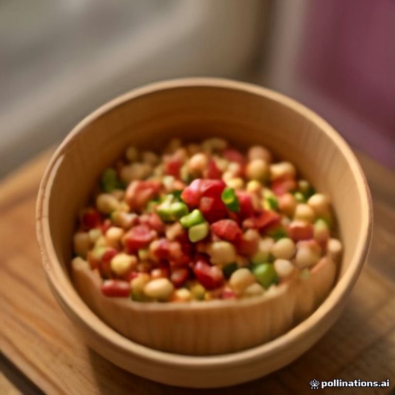 Salada de feijão fradinho com carne seca e cheiro-verde