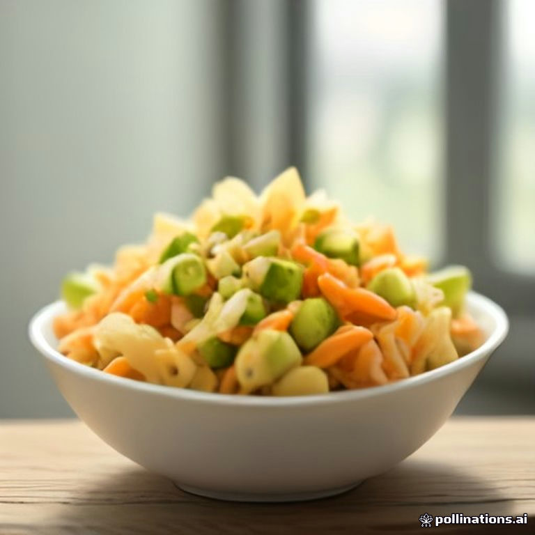 Salada de macarrão gravatinha com peito de peru e queijo