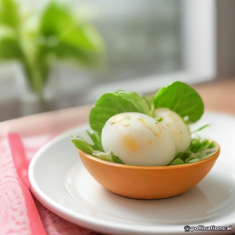 Salada de ovos de codorna com molho rosê