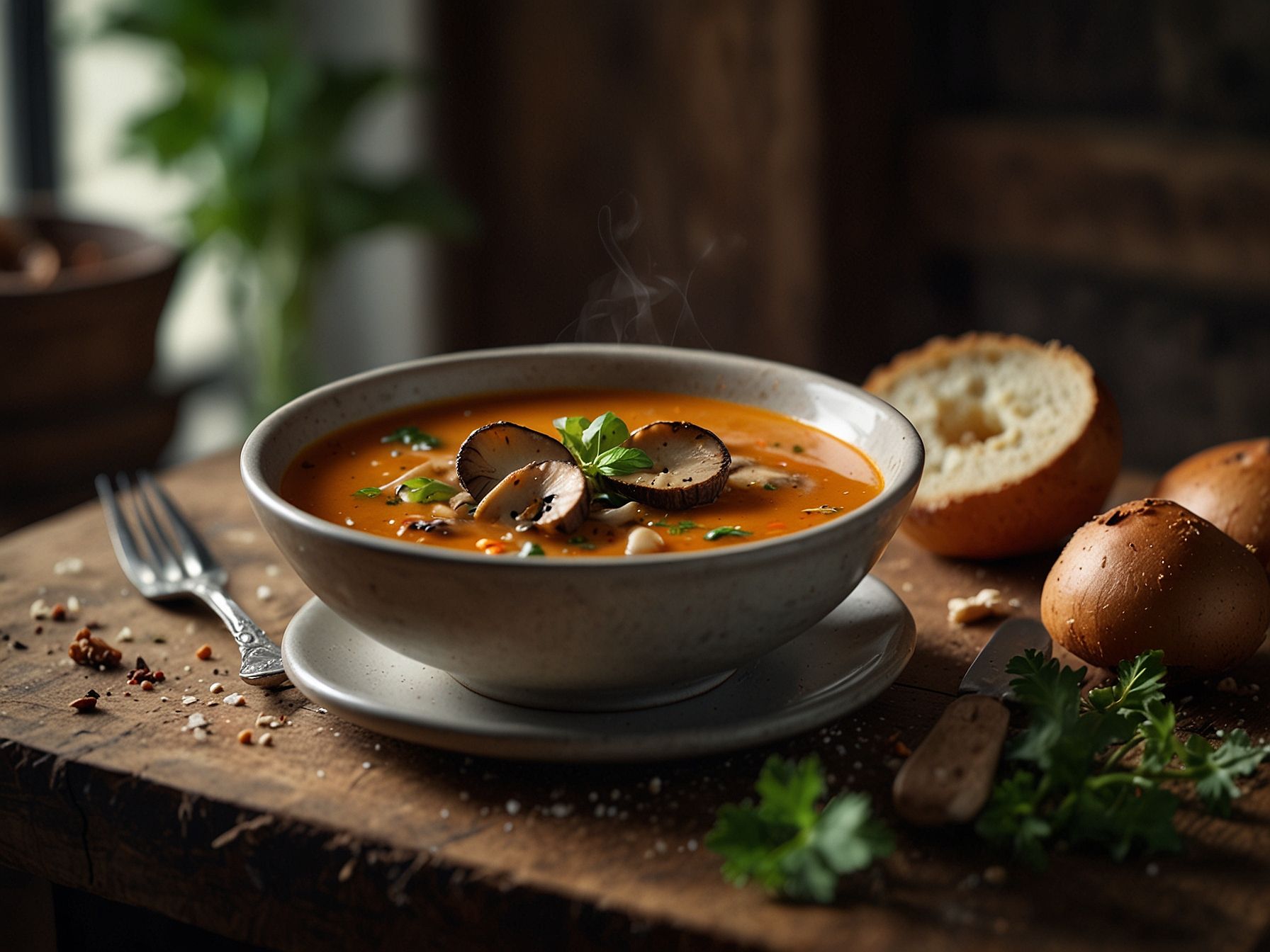 Sopa de Cogumelos Picante Low Carb: Aqueça Seu Coração