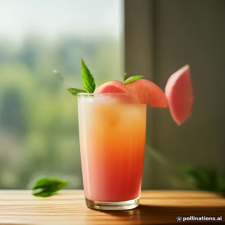Suco de graviola cremoso e refrescante