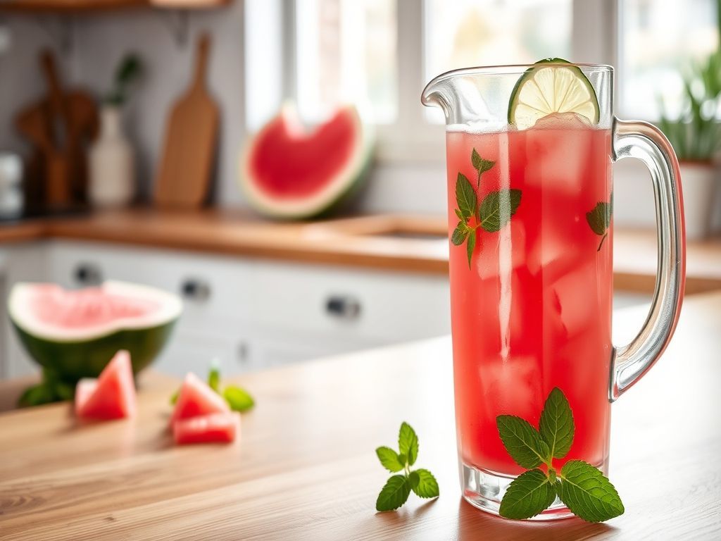 Suco de Melancia Low Carb Refrescante