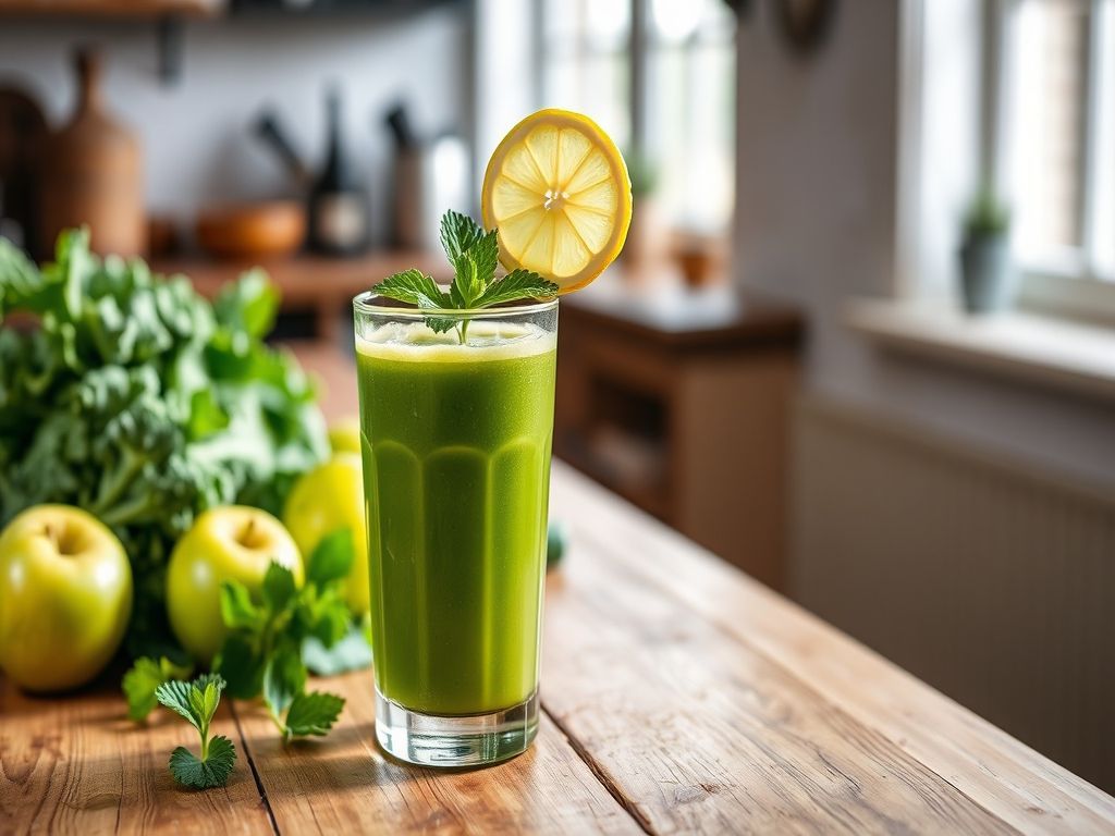 Suco Detox Verde Low Carb Refrescante