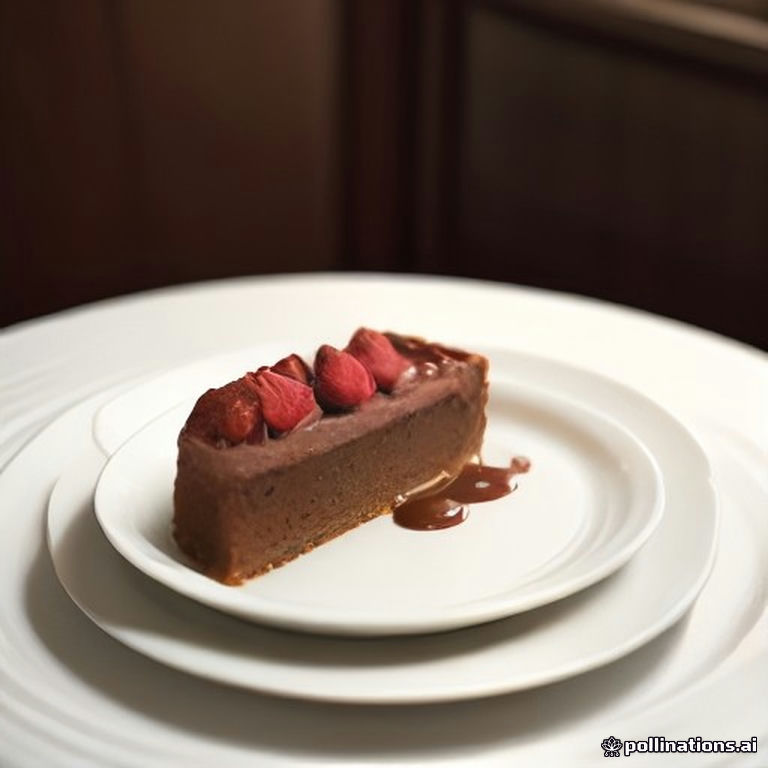 Torta mousse de chocolate com base de biscoito