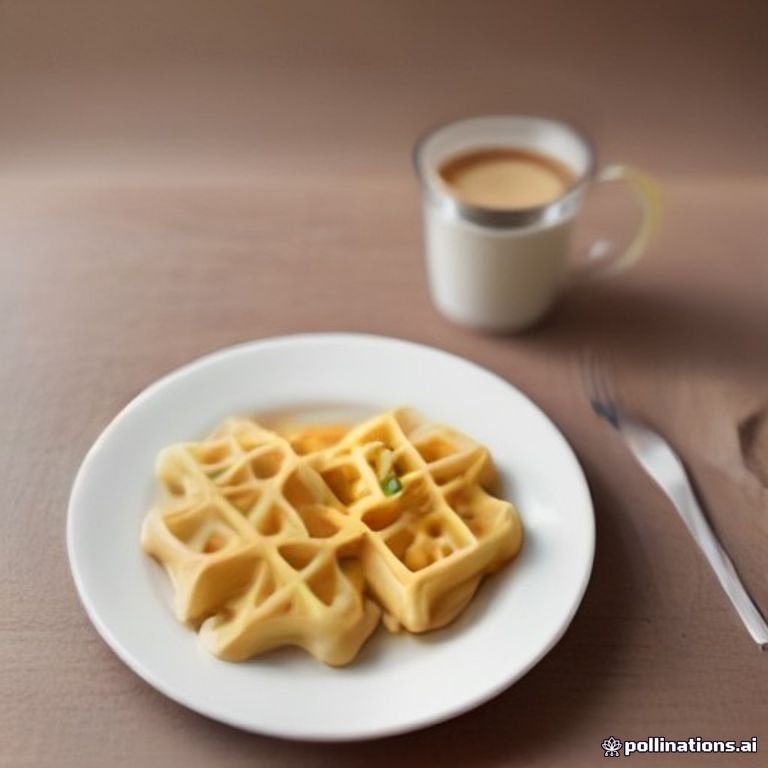Waffles Low Carb de Coco e Linhaça