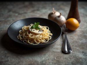 Molho branco para macarrão cremoso com queijo e noz-moscada