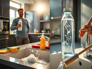 Lavar garrafa de água do jeito certo para evitar mofo