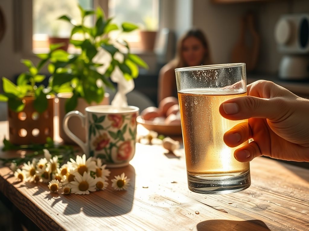 Vitamina de camomila é a bebida doce por natureza
