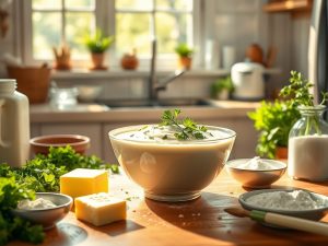 Molho Branco Simples do Verão