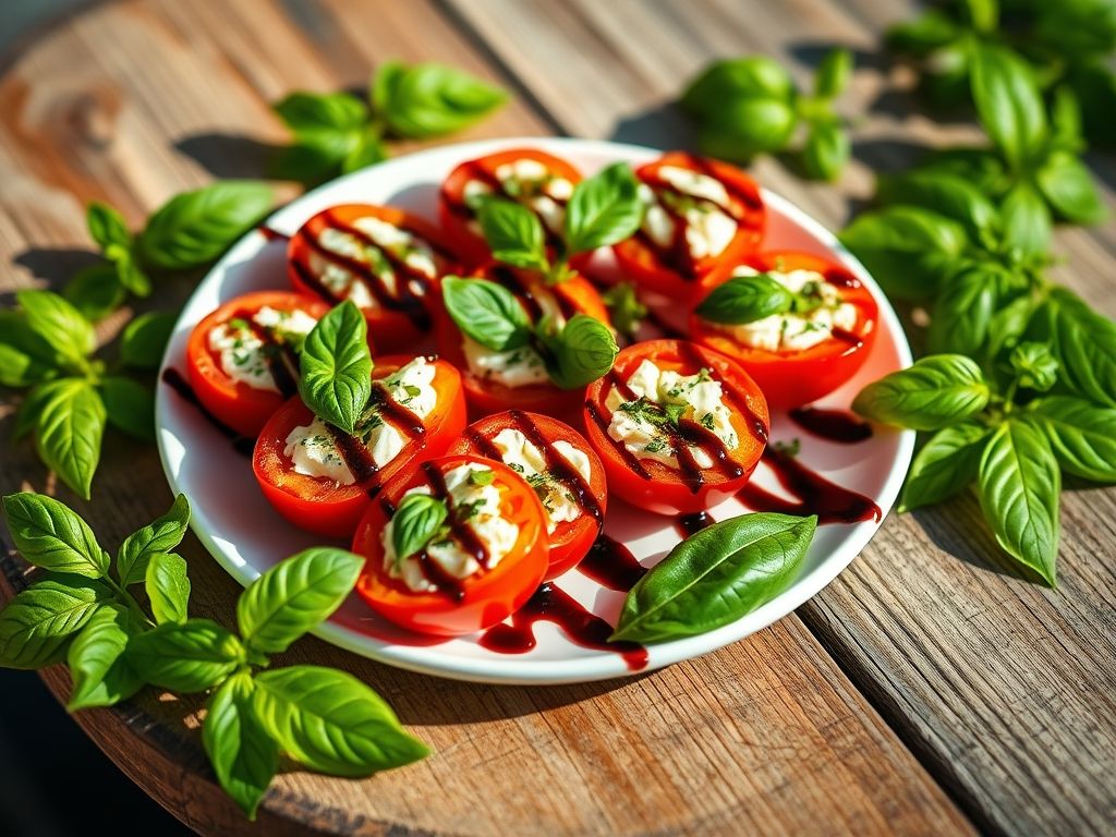 Tomates-Cereja Recheados: Petisco Low-Carb Prático