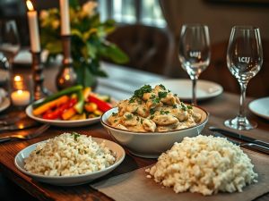 Strogonoff de Frango Low-Carb para o Jantar: Uma Delícia Saudável