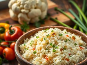 Você sabia que a couve-flor pode substituir o arroz na Low Carb?