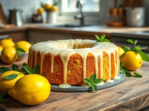 Bolo de Iogurte com Limão para fazer em casa
