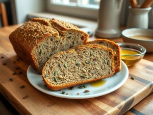 Pão de Linhaça com Sementes Low Carb