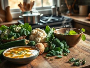 Como preparar sopas Low Carb para dias frios