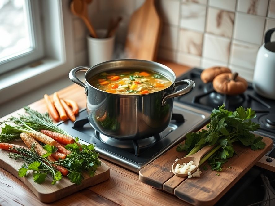 Como preparar uma sopa nutritiva e saborosa para o inverno