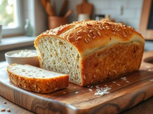 Pão de Coco com Farinha de Linhaça Low Carb