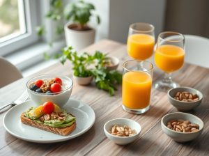 Como preparar um café da manhã fitness e gostoso