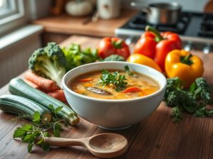 Como fazer sopas Low Carb para dias frios