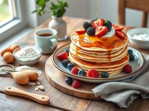 Como fazer panquecas Low Carb para o café da manhã