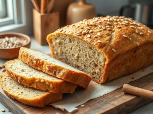 Pão de Coco com Farinha de Linhaça, Sementes e Especiarias Low Carb