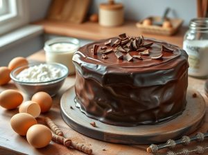 Bolo de Chocolate com Recheio de Creme de Avelã dos Sonhos