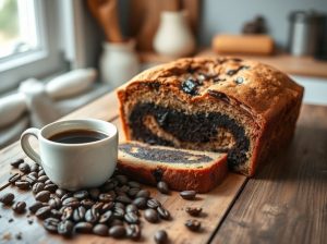 Bolo de Café com Recheio de Chocolate Amargo