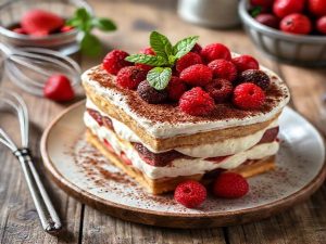Sobremesa Italiana que faz sucesso: Tiramisu de Frutas Vermelhas