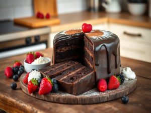 Bolo de Chocolate Low Carb Delícia