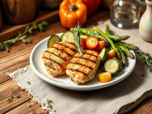 Frango Grelhado com Ervas Low Carb