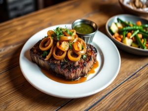 Bife Acebolado Low Carb à Moda Brasileira